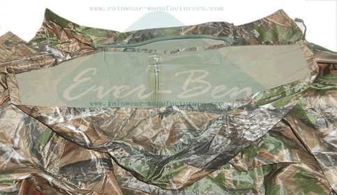 Nylon Camouflage raincoat hood